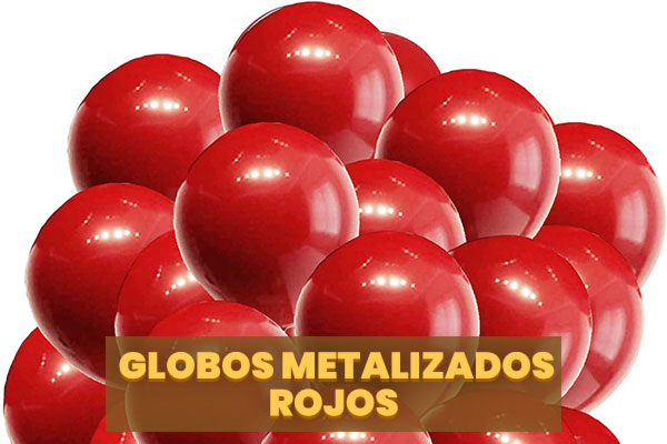 Globos Metalizados Rojos